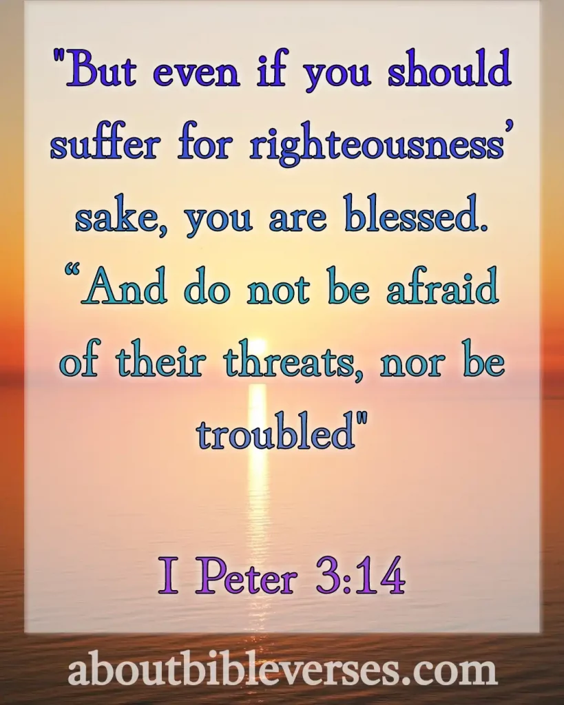 Bible Verse About Job Suffering (1 Peter 3:14)
