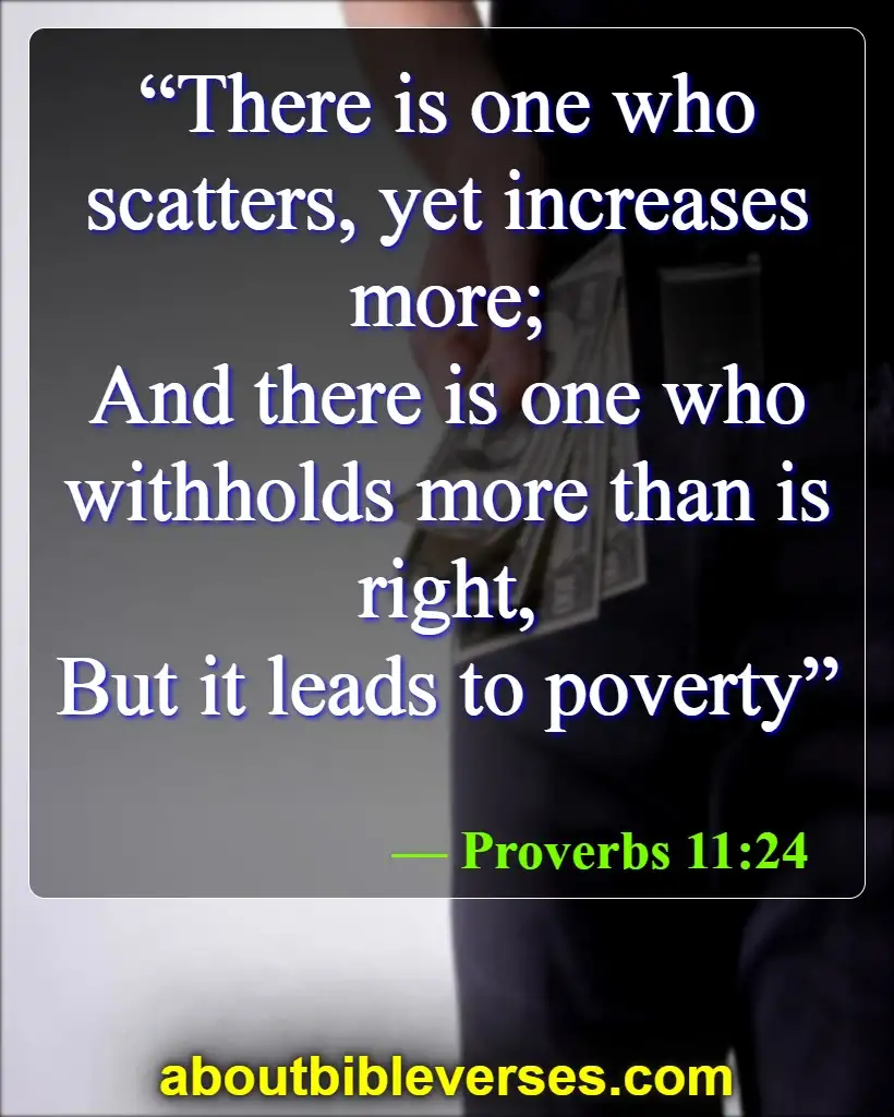 Giving Tithes And Offering (Proverbs 11:24)