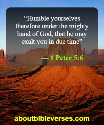 Happy Sunday Blessings Bible Verse(1 Peter 5:6)