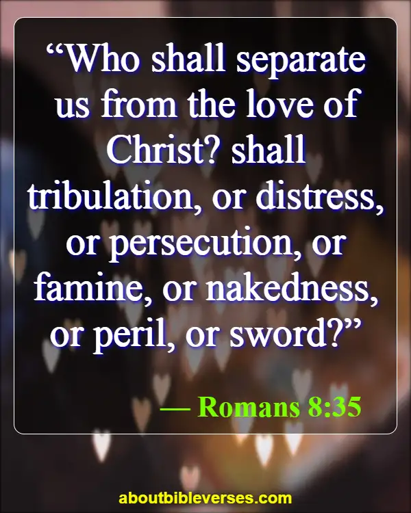Today bible verse (Romans 8:35)