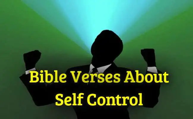 Bible Verses About Self Control