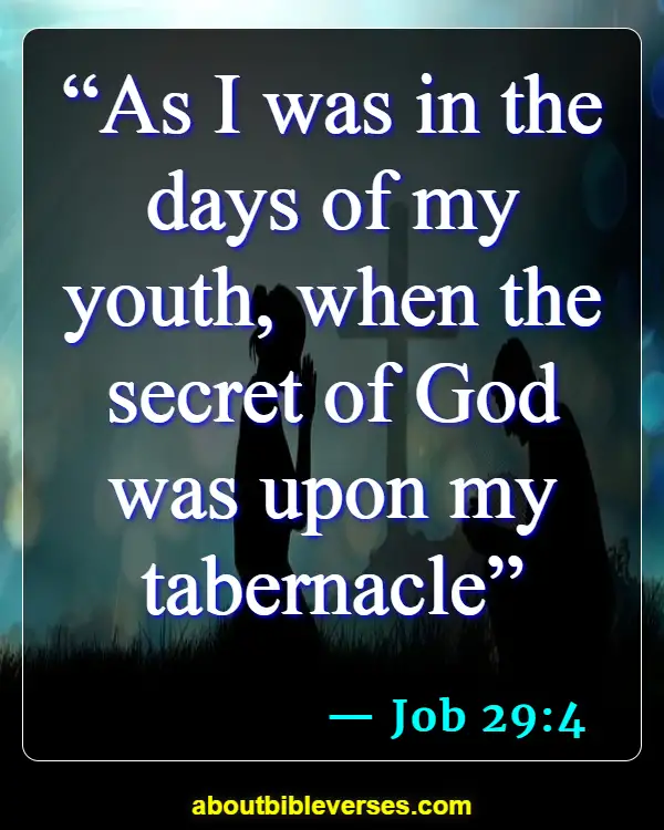 Today Bible Verse (Job 29:4)