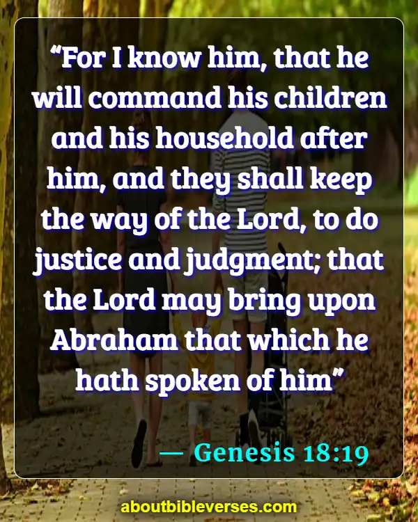 bible verses about family (Genesis 18:19)