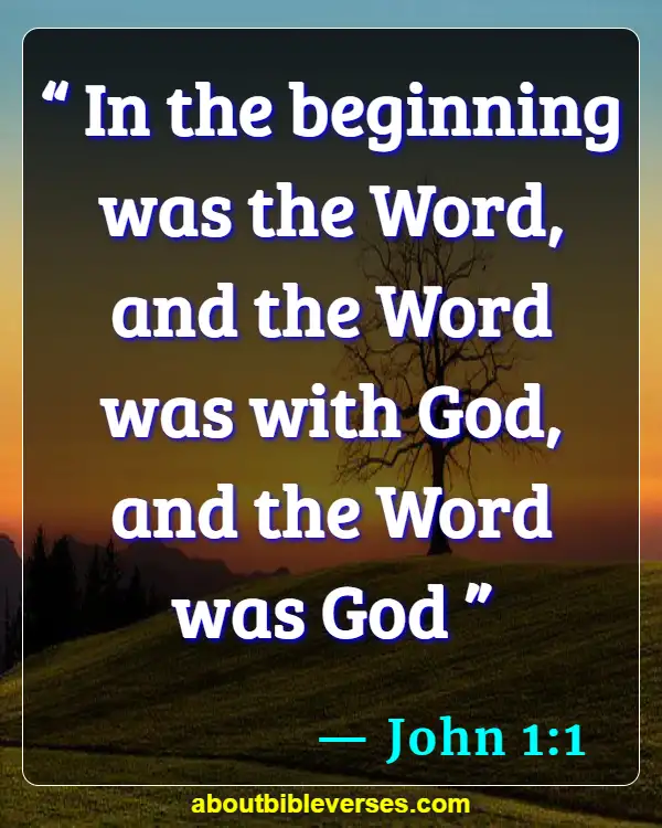 Bible Verses About Affirmation (John 1:1)