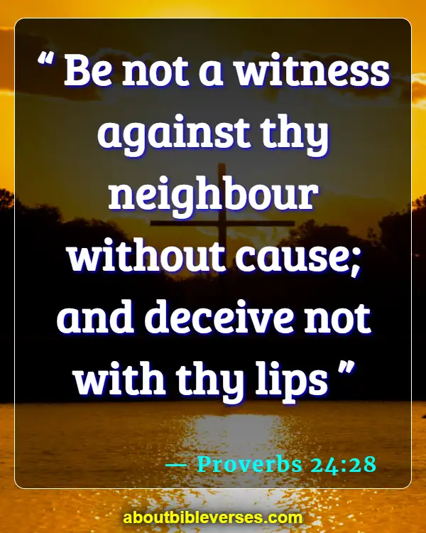 Consequences Of Dishonesty In The Bible (Proverbs 24:28)