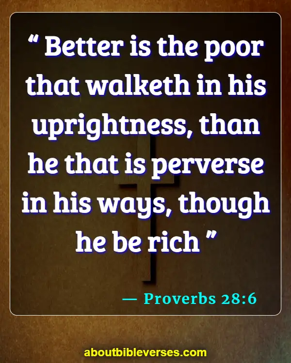 Bible Verses About Cheating With Money (Proverbs 28:6)