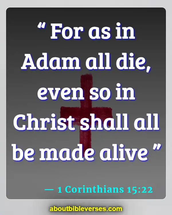 Bible Verses About death (1 Corinthians 15:22)