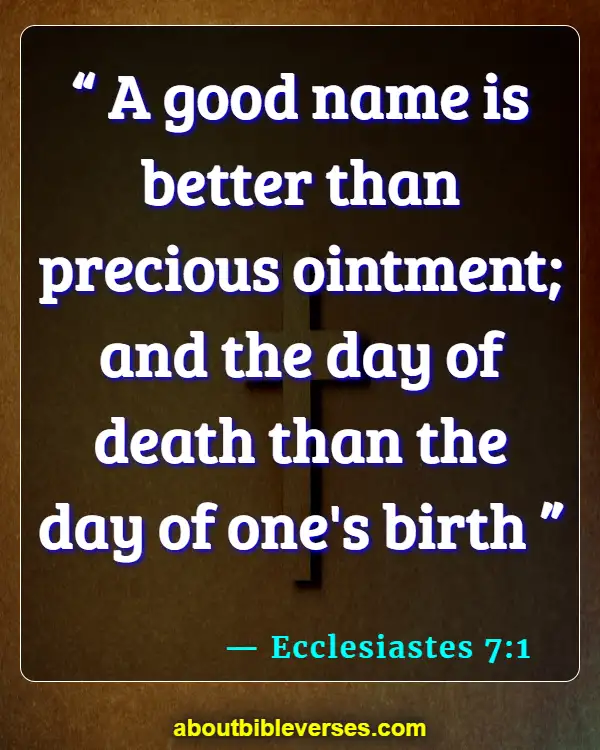 Funeral Scripture For A Godly Woman (Ecclesiastes 7:1)