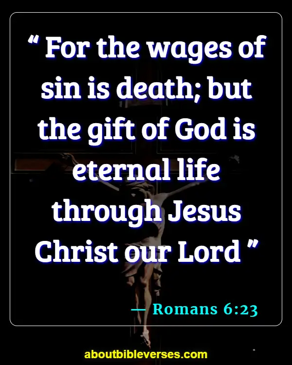 Short Bible Verses For Facebook, Instagram, WhatsApp Bio (Romans 6:23)