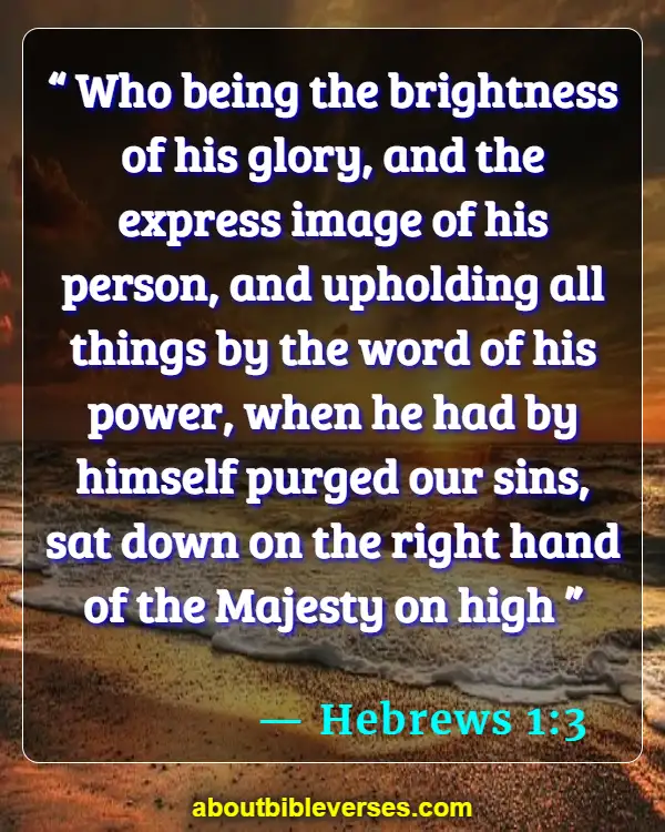 bible verses about affirmation (Hebrews 1:3)