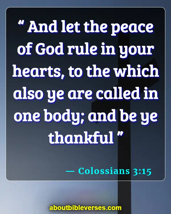 Bible Verses About Vocation (Colossians 3:15)