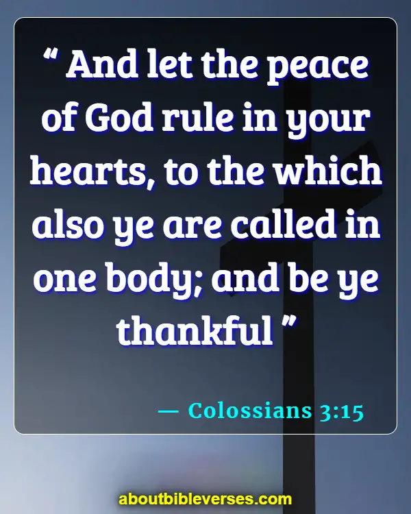 Calming Scriptures For Anxiety (Colossians 3:15)