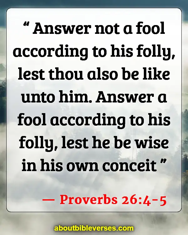 [Best] 13+Bible Verses About Do Not Argue With A Fool - KJV Scriptures