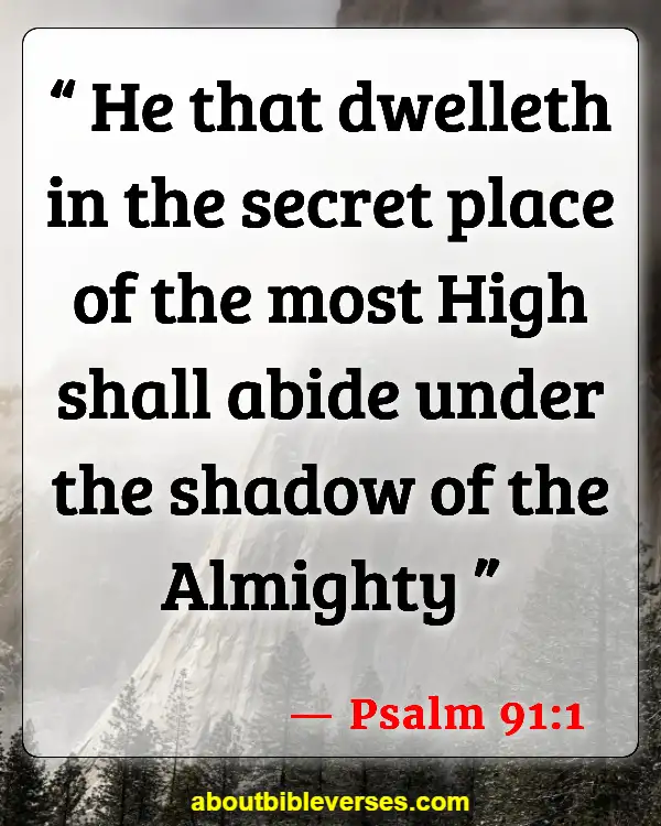 Bible Verses - Protect Your Home From Evil Spirits (Psalm 91:1)
