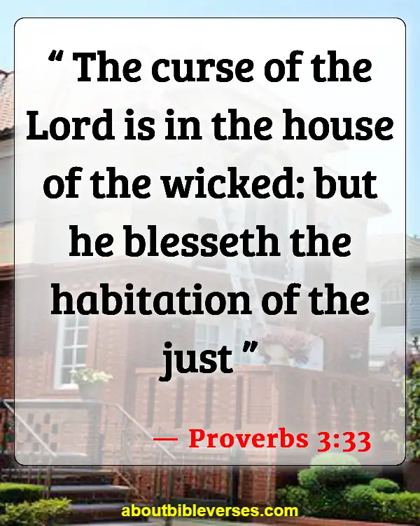 Bible Verses About Curses And Blessings (Proverbs 3:33)