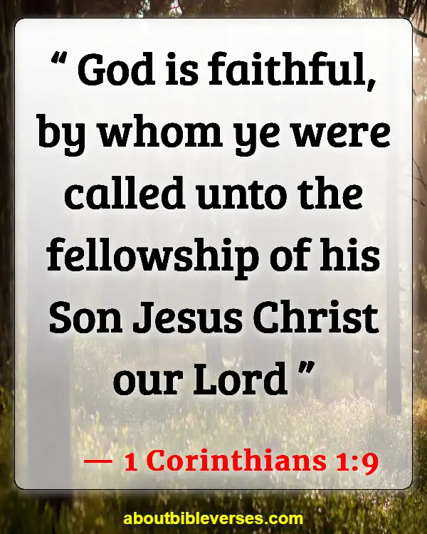 Bible Verses On Friendship With God (1 Corinthians 1:9)