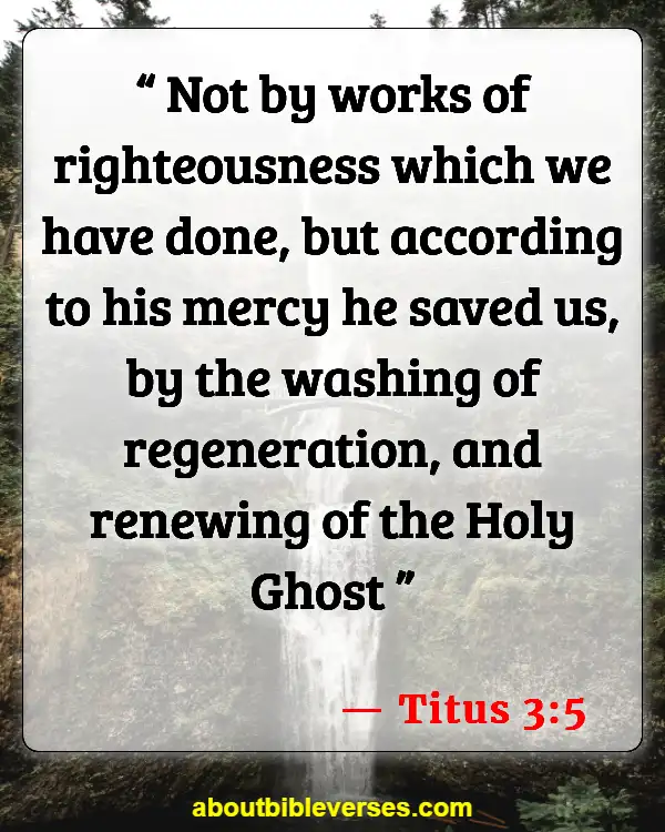 Bible Verses On Assurance Of Salvation (Titus 3:5)