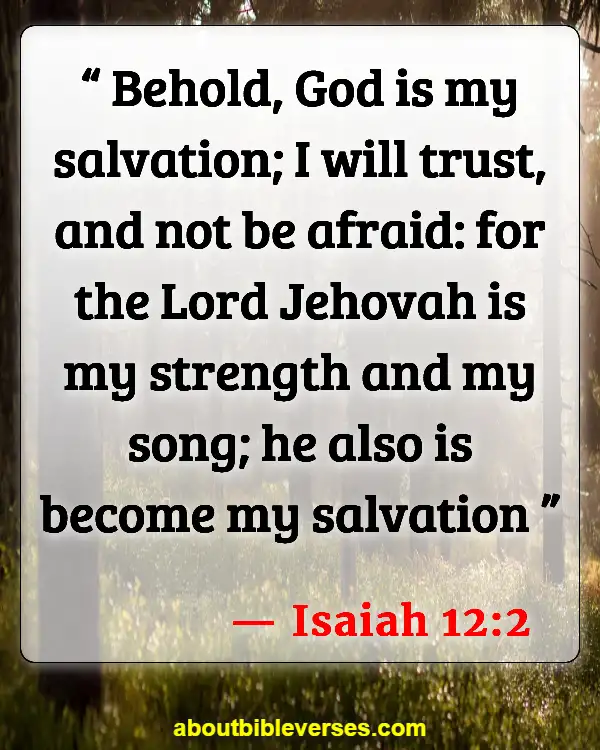 Bible Verses For Comfort And Encouragement (Isaiah 12:2)