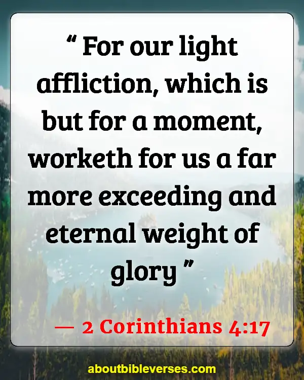 Bible Verse About Job Suffering (2 Corinthians 4:17)