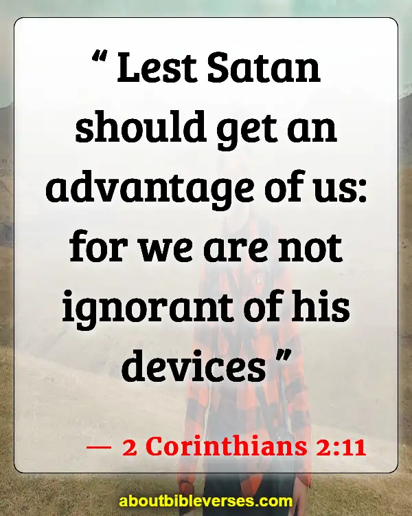 Bible Verses About Satan's Distractions (2 Corinthians 2:11)