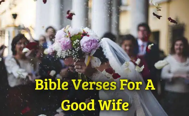 Bible Verses For A Good Wife