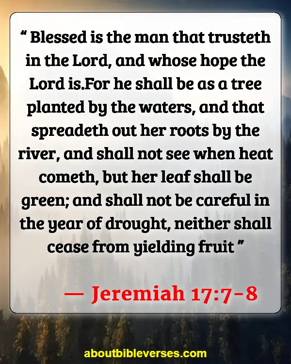 Blessed and Happy Sunday Bible Verses for Inspiration (Jeremiah 17:7-8)