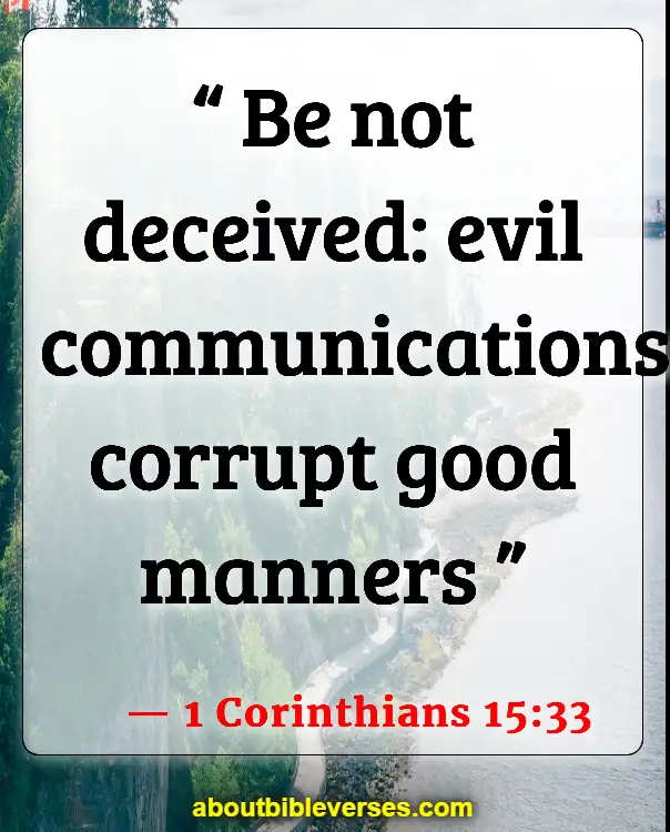 Bible Verse About Warning The Wicked And Sinners (1 Corinthians 15:33)