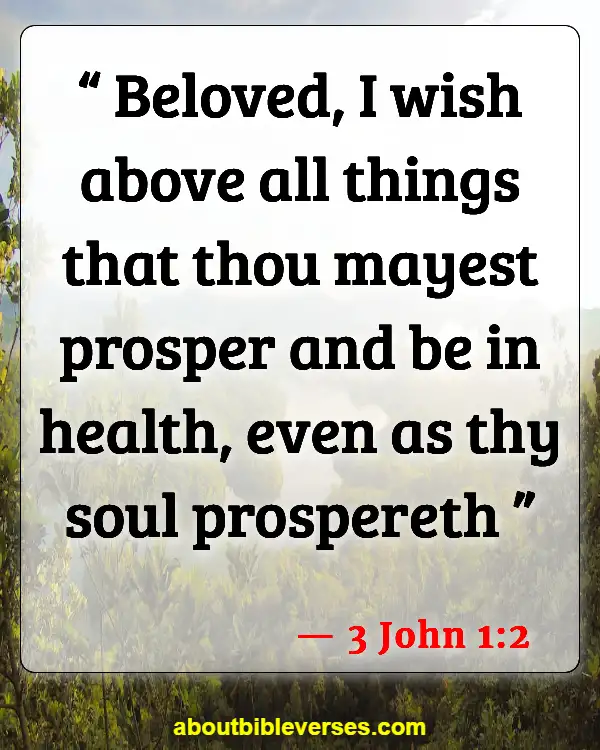 Bible Verse For Good Health And Long Life (3 John 1:2)