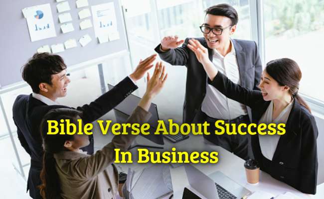 Bible Verse About Success In Business