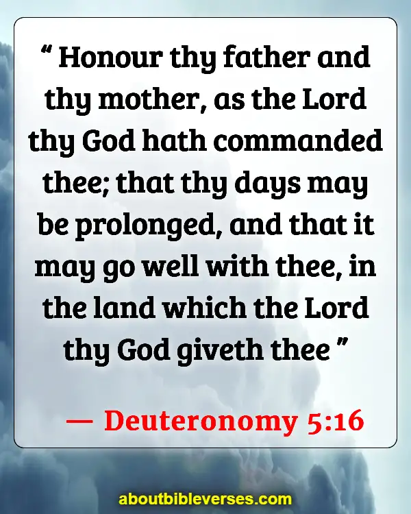 Bible Verses About Achievement (Deuteronomy 5:16)