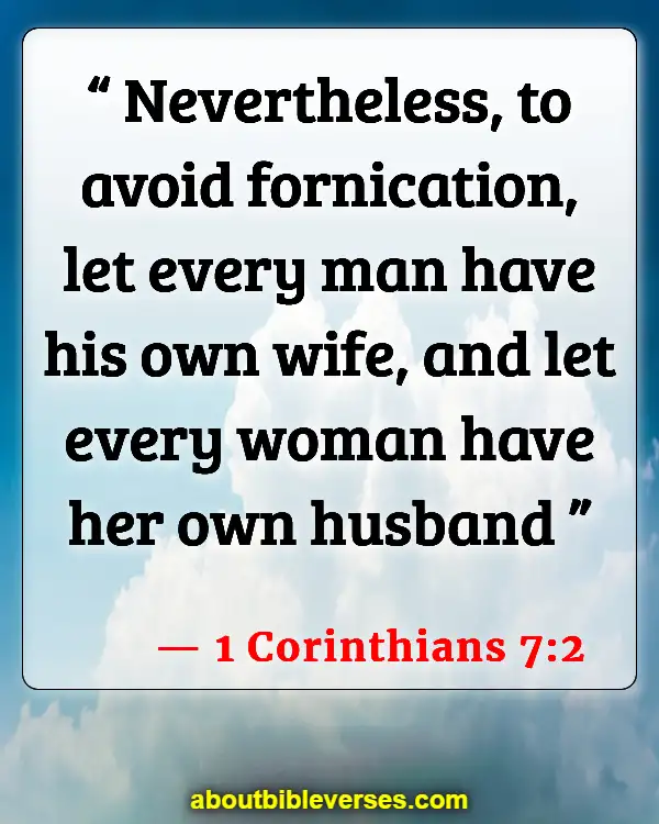 Bible Verses For Praying For A Life Partner (1 Corinthians 7:2)