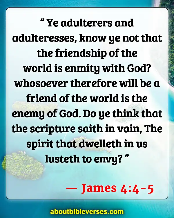 Bible Verses About Adulterous Woman (James 4:4-5)