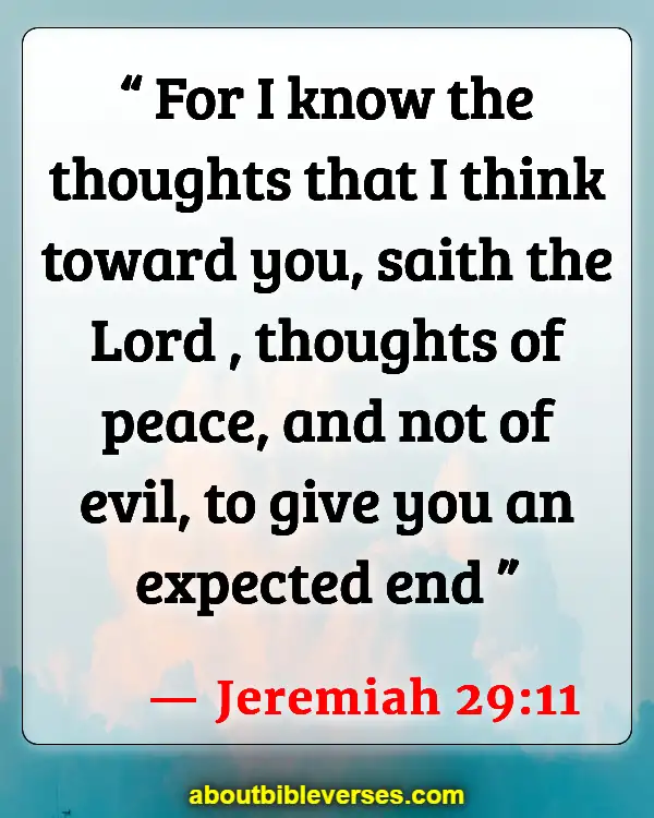 Bible Verses About Being Emotionally Drained (Jeremiah 29:11)