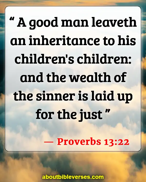 Bible Verses For Money Problems (Proverbs 13:22)