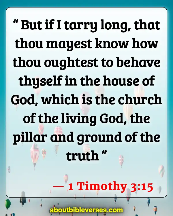 Bible Verses About The Living God (1 Timothy 3:15)