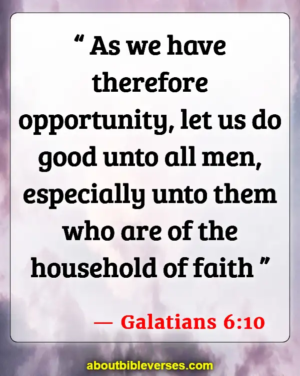 Bible Verses For Social Media Sharing (Galatians 6:10)