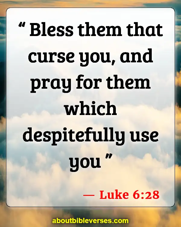 Bible Verses About Destroying Enemies (Luke 6:28)