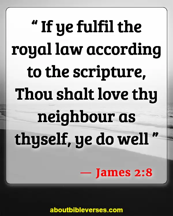 Bible Verses For Commitment To Serve God (James 2:8)