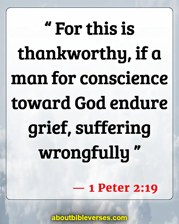 Bible Verses About Suffering And Hope (1 Peter 2:19)