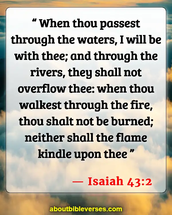 Bible Verses About Survival (Isaiah 43:2)