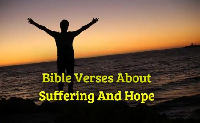 Bible Verses About Suffering And Hope