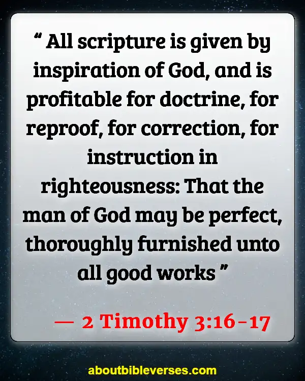 Bible Verses About The Mission Of The Church (2 Timothy 3:16-17)