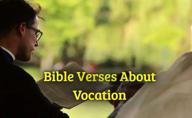 Bible Verses About Vocation