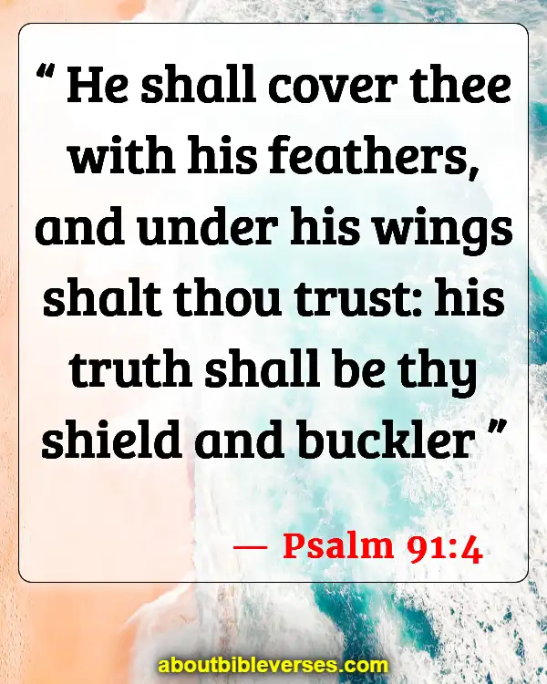 Bible Verses On God Is Faithful To His Promises (Psalm 91:4)