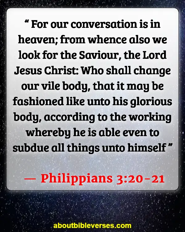 Funeral Scripture For A Godly Woman (Philippians 3:20-21)