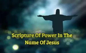 scripture Of power in the name of jesus