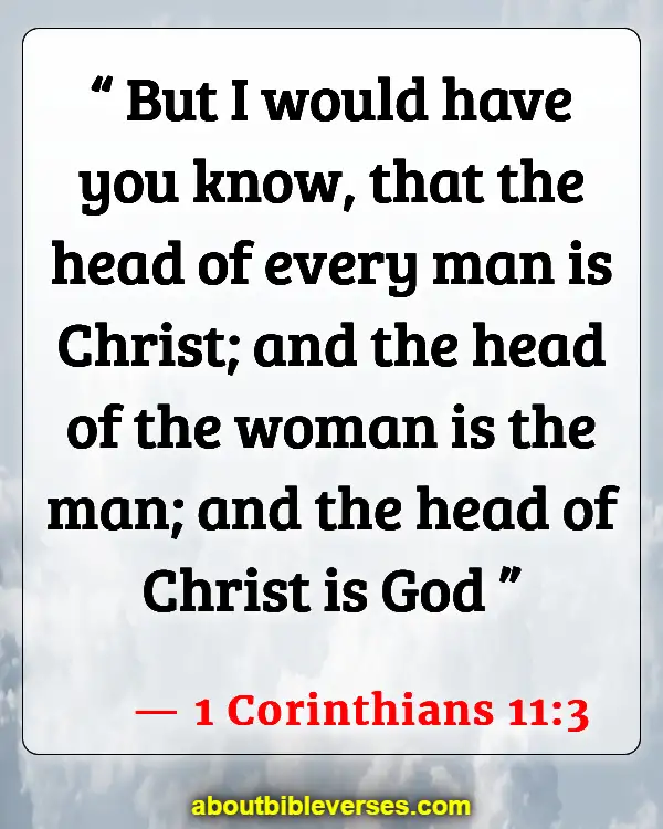 Bible Verses About Husband Being Spiritual Leader (1 Corinthians 11:3)