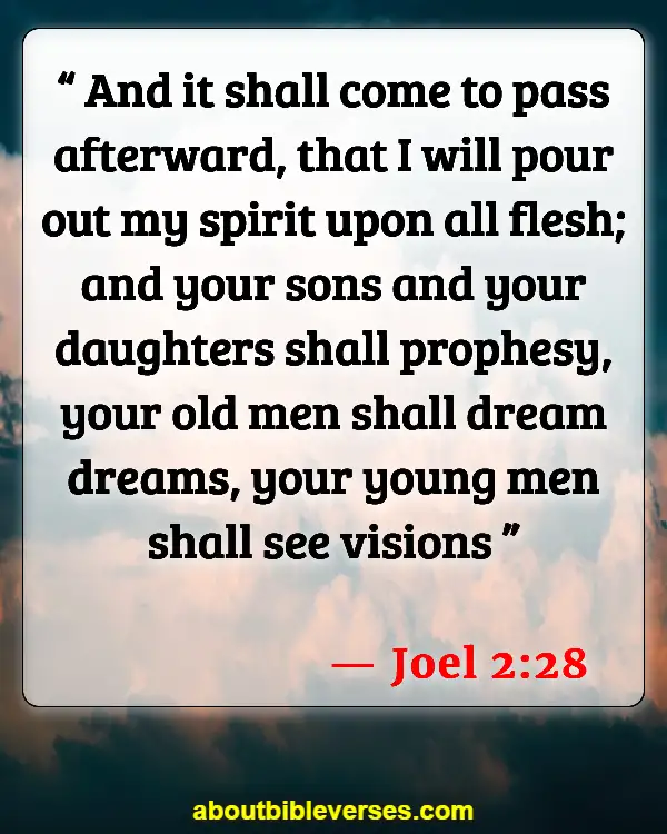 Powerful Prophetic Bible verses (Joel 2:28)