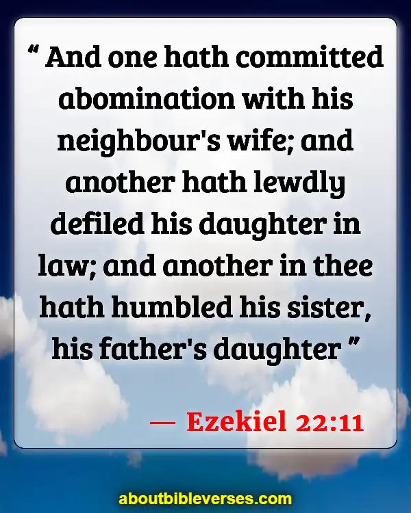 Bible Verses About Abomination (Ezekiel 22:11)
