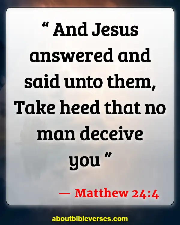 Bible Verses About Abomination Of Desolation (Matthew 24:4)